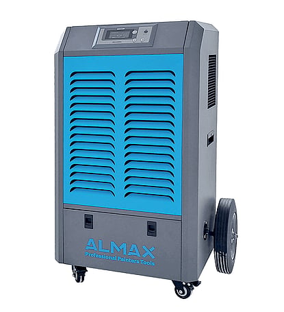 Hire a moisture testing dehumidifier in Mangawhai from Tony's Hire. Call Tony on 0220167080ALMAX Dehumidifier 90L | Moisture testing pre-line inspection, Tony's Hire Mangawhai. Building and construction equipment hire