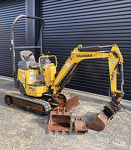 Hire a digger in Mangawhai from Tony's Hire. Construction equipment for hire. • Yanmar VIO 12 Digger