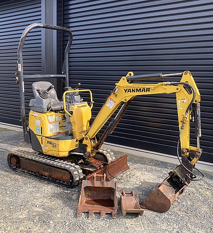 Hire a digger in Mangawhai from Tony's Hire. Construction equipment for hire. • Yanmar VIO 12 Digger