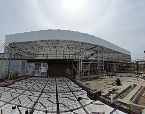 Hospital Extension Scaffold Wrap