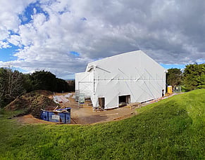 Rotorua New Build Scaffold Enclosure