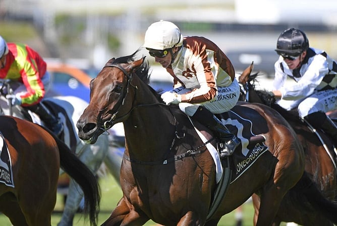 Five-time Group One winner Legarto was purchased for A$2.8 Million at the Gold Coast Broodmare Sale. - Photo: Kenton Wright Racing Images
