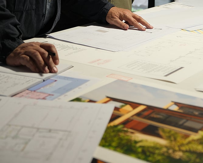 Remote communication process for New Zealand building project Architectural plans
