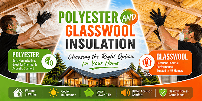 Polyester and Glasswool Insulation: Choosing the Right Option for Your Home