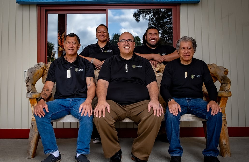 Photo of out Kaimahi in front of Te Ngira