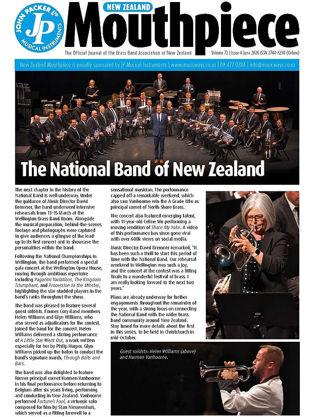 The New Zealand Brass Band Mouthpiece