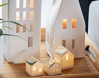 Rader porcelain & tealight houses