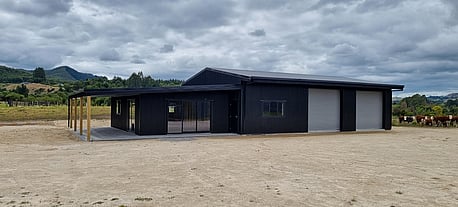 Shed with office