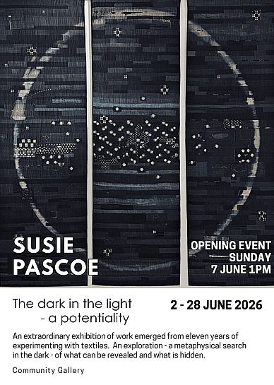 The Dark in the Light textiles by Susie Pascoe