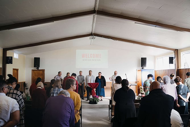 The launch of LifeChurch Blockhouse Bay in 2025, as they began afternoon meetings in the Terry Street building.