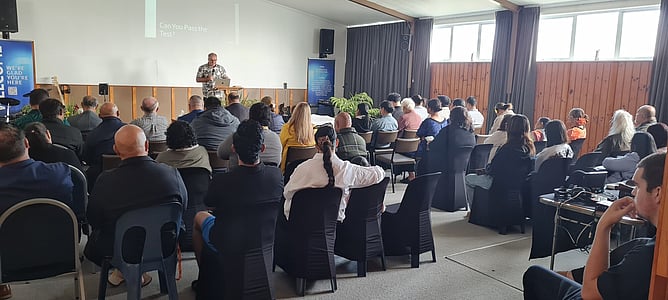 CCCNZ Auckland Enabler Richard Fountain speaks at LifeChurch Blockhouse Bay's One Year Anniversary celebration.