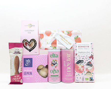 KYND pretty in pink gift box NZ &mdash; premium NZ-made craft gin and relaxation gift box delivered nationwide