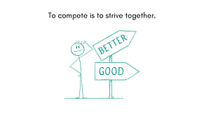 To compete is to strive together