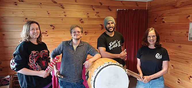 2025 grant recipients Kagutai Taiko Drumming Group.