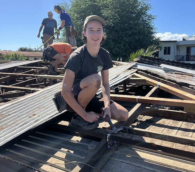 Josh - the cyclone strapping professional.