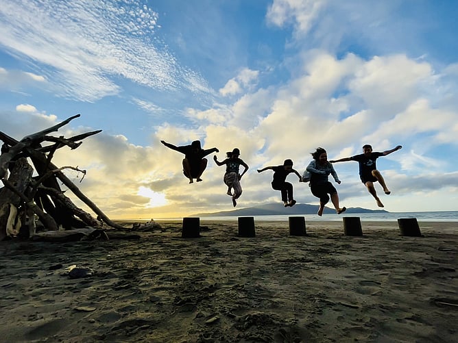 Another year - another jumping photo.