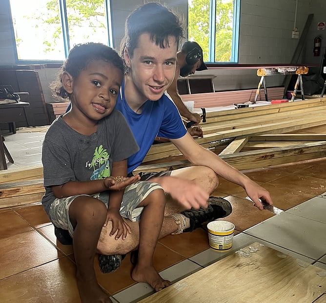 Salochna's grandson Samuel was born a few weeks after we first arrived in Fiji - now he is four!