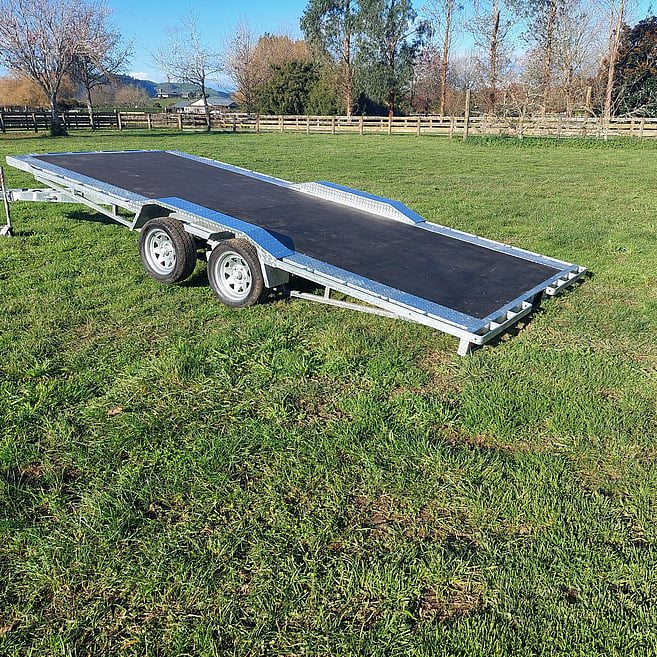 workshop trailer tilt flat deck