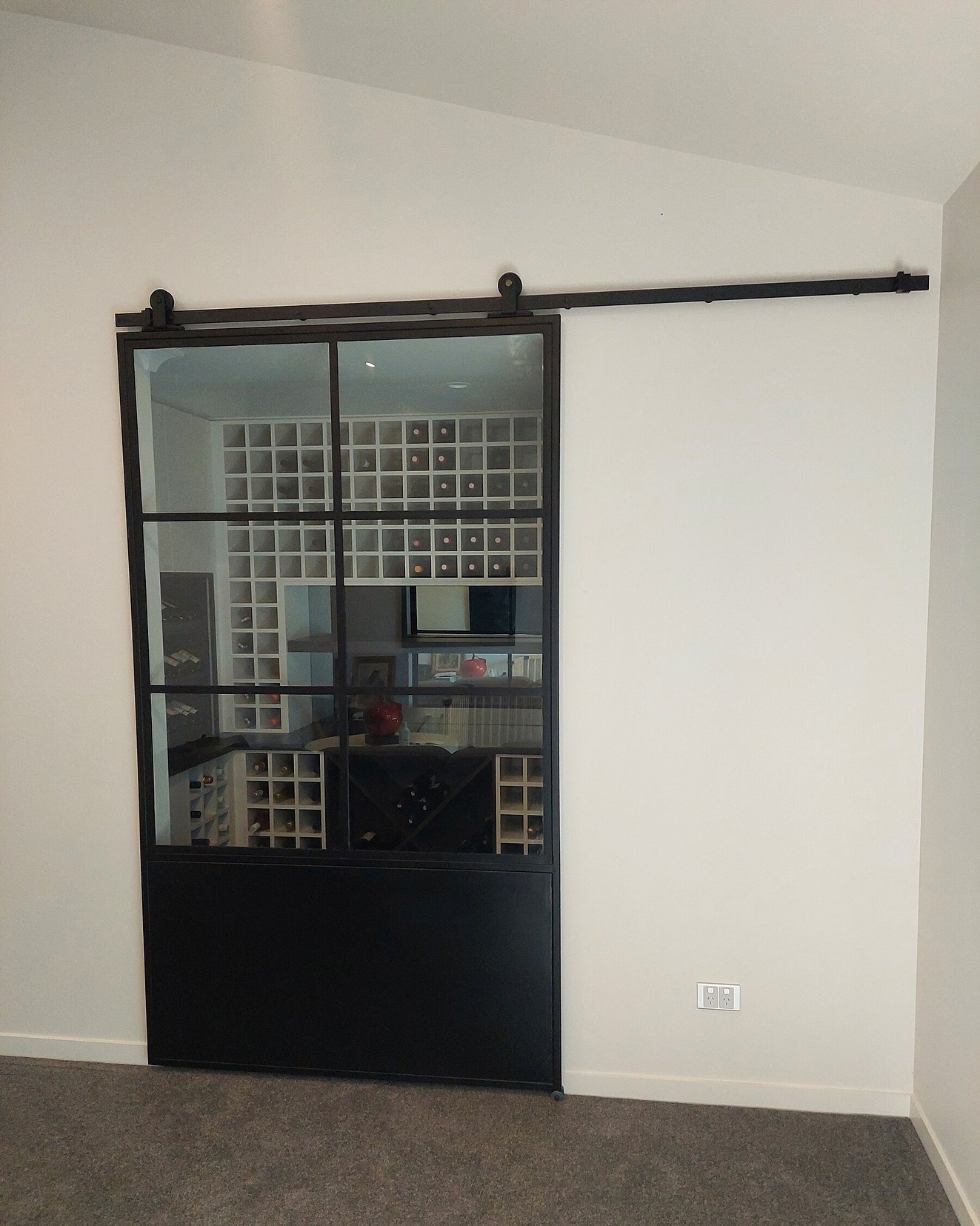 Wine cellar door barn door NZ