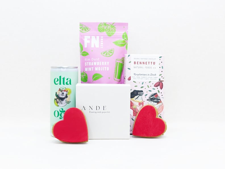 A Gentle Wish gift box NZ &mdash; NZ-made gift box with wish kit, alcohol-free cocktail, chocolate and cocktail garnish