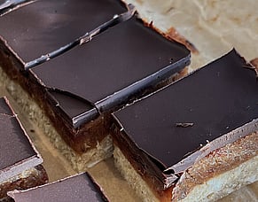 Wholefood Caramel Slice
