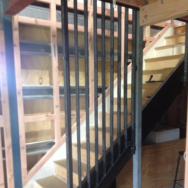 Stairs hand rail metal hamilton