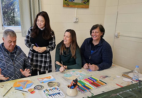 Making Space Adults Art Workshop - A supportive hands-on creative space for personal wellbeing, reflection and connection with an art therapistThursday Mornings $220
