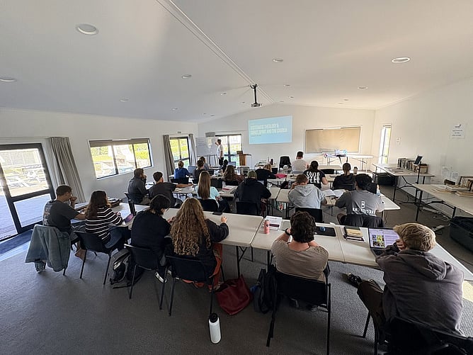 On site at one of this year's Pathways Block Courses.