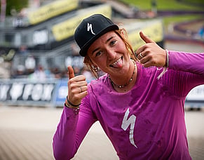 Christchurch teenager celebrates first Enduro MTB World Series win