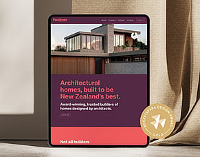 Designer Debrief: How Katrina Wilson gave Faulkner Construction a website as bold as their branding