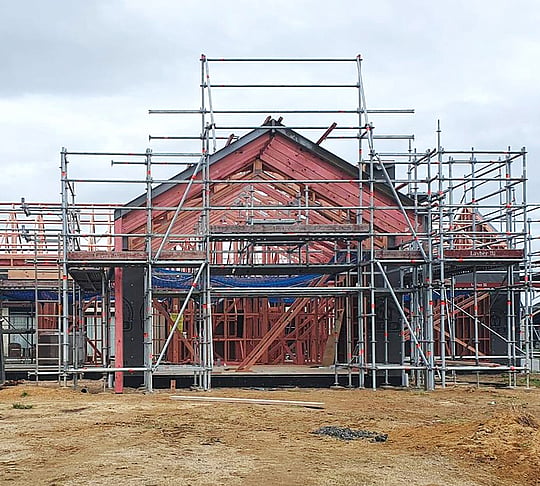 Construction of the Tamahere Country Club. 