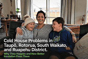 Cold House Problems in Taupo, Rotorua, South Waikato, and Ruapehu District