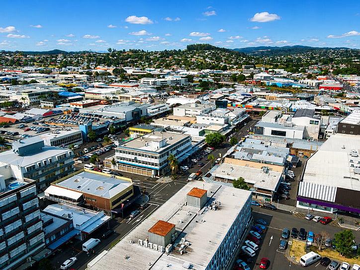 Aerial view of Whangārei urban development and growth areas