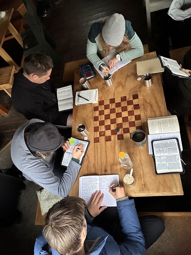Bible Study together.