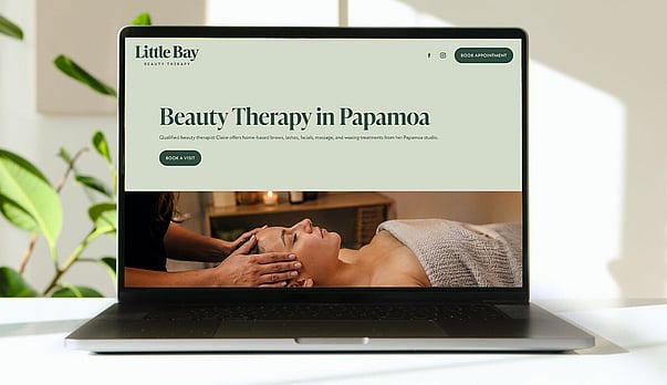 Little Bay Beauty Therapy website design