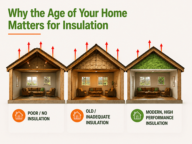 Why the Age of Your Home Matters for Insulation