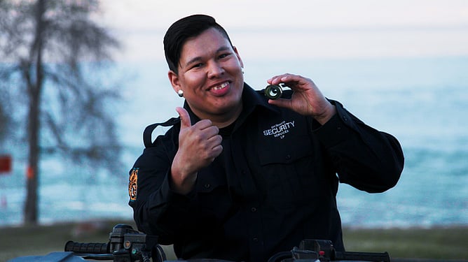 image from 'THE NATION', a 2026 mockumentary comedy written and directed by Aaron James and released on North American digital and VOD platforms from 3 July 2026 via Freestyle Digital Media.