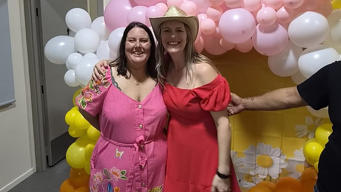 Celebrating Emily's Birthday