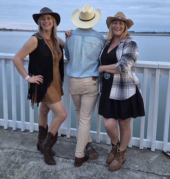 Big sis found us a cowboy!