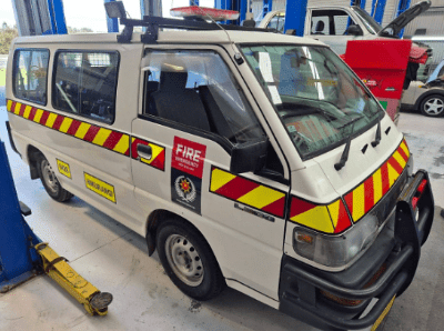 Hikurangi Fire Brigade traffic control van