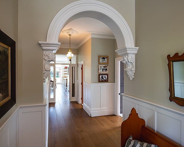 NZ Villa hallway