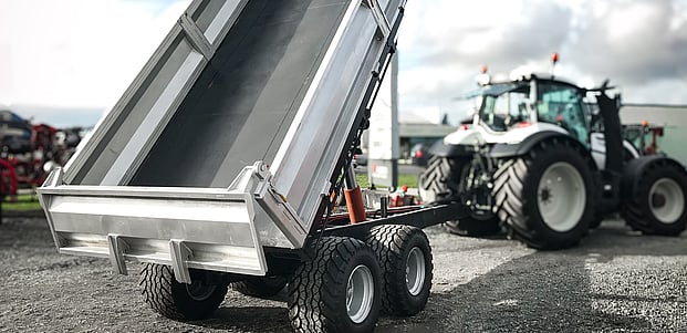 Global 12 tonne hydraulic Tip Trailers