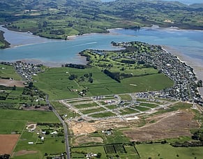 How did Clarks Beach get it's name?
