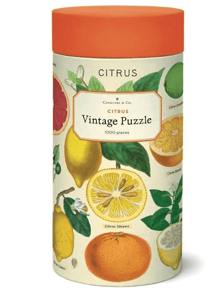 Cavallini & Co Citrus 1000 Piece Vintage Poster Jigsaw Puzzle