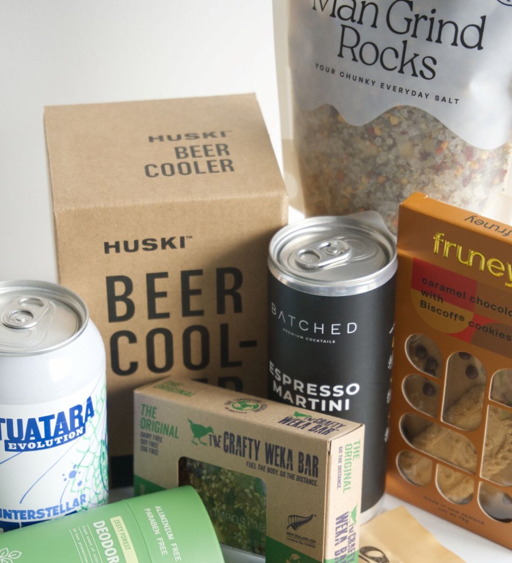 Gifts for him NZ featuring gourmet treats, coffee and thoughtful gift ideas