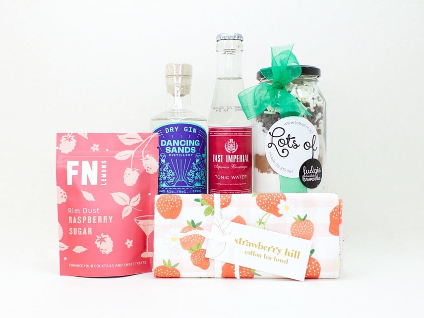 KYND Gin Treat for Her gift box NZ &mdash; hand picked NZ-made craft gin and cosy night in gifts delivered nationwide