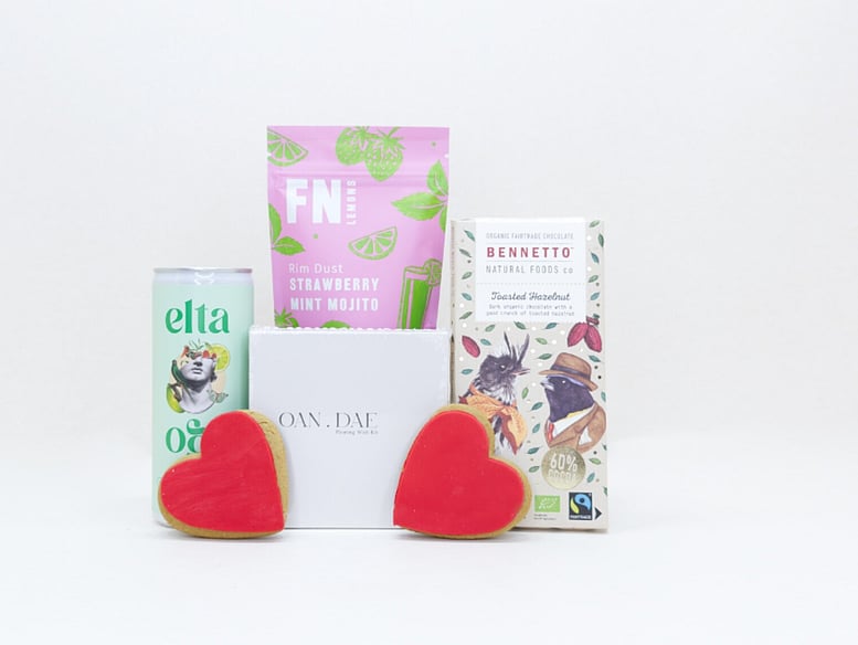 A Gentle Wish gift box NZ — NZ-made gift box with wish kit, alcohol-free cocktail, chocolate and cocktail garnish