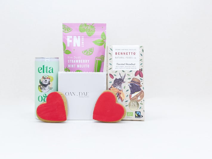 A Gentle Wish gift box NZ — NZ-made gift box with wish kit, alcohol-free cocktail, chocolate and cocktail garnish