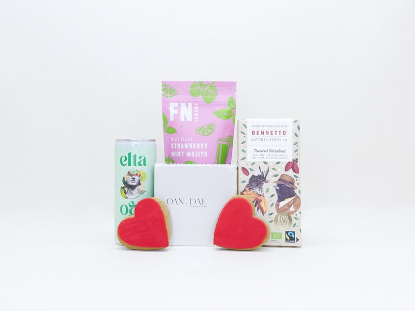A Gentle Wish gift box NZ &mdash; NZ-made gift box with wish kit, alcohol-free cocktail, chocolate and cocktail garnish