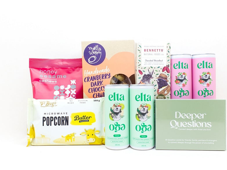 KYND Games Night gift box NZ &mdash; hand picked NZ-made games night treats and gifts delivered nationwide